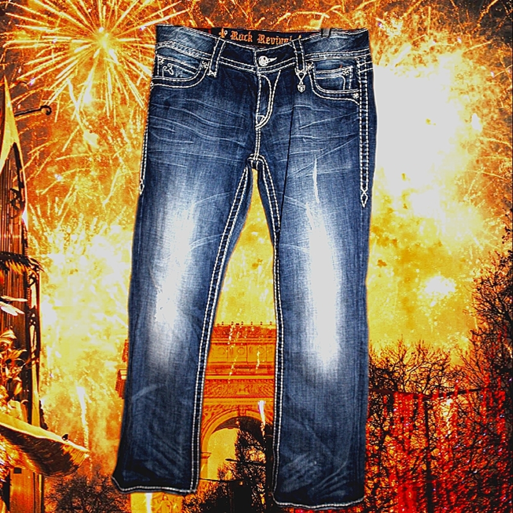 Rock Revival "Jamie" Easy Boot Cut Jeans from The Buckle